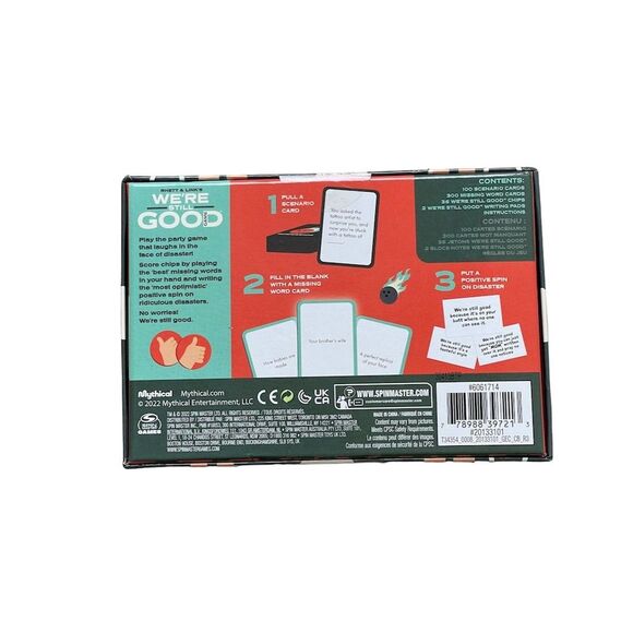 Rhett & Link's We're Still Good Party Card Game - Good Mythical Morning Sealed! - Picture 2 of 2